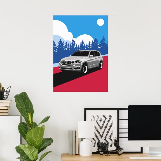 BMW X5 F15 POSTER (Heimbüro)