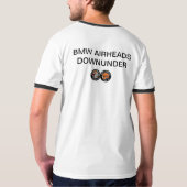 BMWAirheads Downunder (australische Airheads) T - T-Shirt (Schwarz voll)