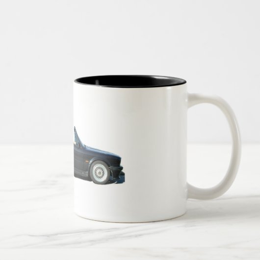 BMWCabriolet E30 Zweifarbige Tasse (Rechts)