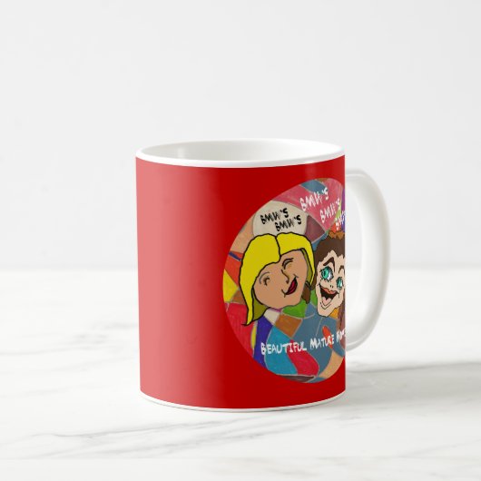 BMWs - schöner reifer Frauen Kaffeetasse (VorderseiteRechts)