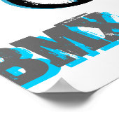 BMX 22, Copyright Karen J Williams Poster (Ecke)