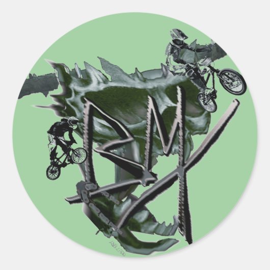 BMX 2 Aufkleber (Vorderseite)