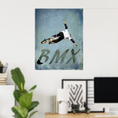 BMX 9, Copyright Karen J Williams Poster (Heimbüro)