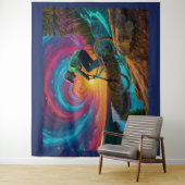 BMX - Abfahrt durch einen Wald Wandteppich (Beispiel)