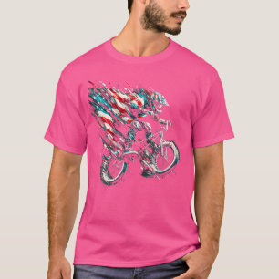 BMX American Flag USA - BMX Vintag störend BMX T-Shirt