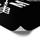 BMX Arrow Bike Motocross Stunt Freestyle Poster (Ecke)