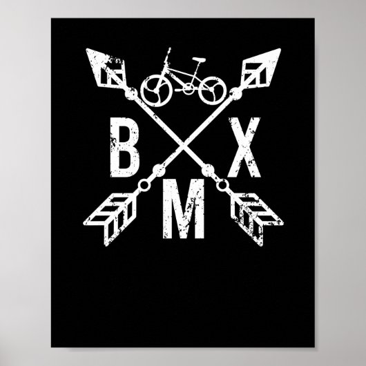 BMX Arrow Bike Motocross Stunt Freestyle Poster (Vorne)