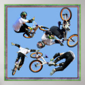 BMX Art , Copyright Karen J Williams Poster (Vorne)
