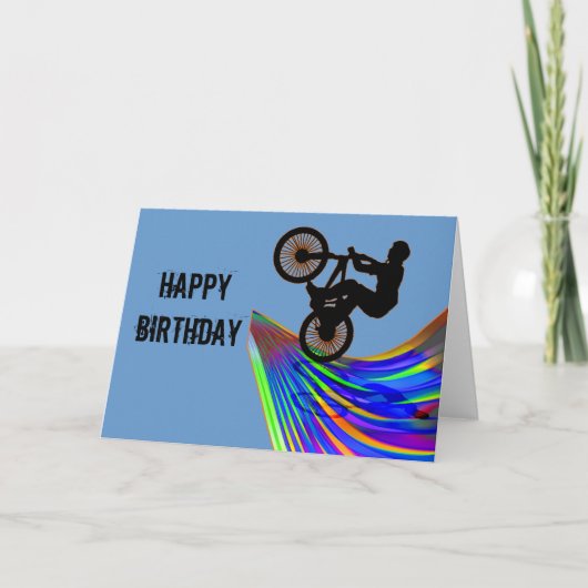 BMX auf der Rainbow Road Karte (Vorderseite)