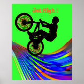 BMX auf der Rainbow Road Poster (Vorne)