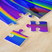 BMX auf einer Regenbogen-Straße Puzzle (Seite)