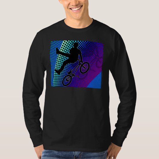 BMX auf Fraktal-Film-Festzelt T-Shirt (Vorderseite)