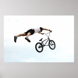 BMX ausgebreitet, Copyright Karen J Williams Poster