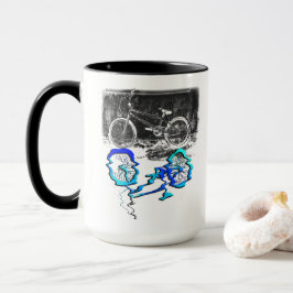 BMX Bicycle Sport Farbige Reflexion Tasse