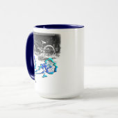 BMX Bicycle Sport Farbige Reflexion Tasse (Vorderseite Links)