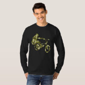 Bmx Bike Camo Racer Biker T-Shirt (Vorne ganz)