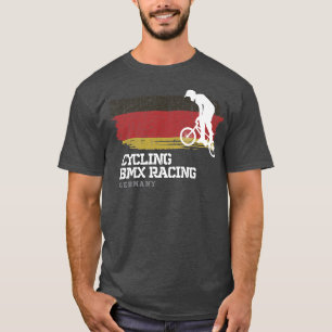 BMX Bike Deutschland Flaggenradrennen BMX 3 T-Shirt