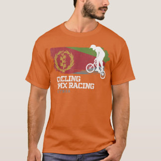 BMX Bike Eritrea Flag Radrennen BMX T-Shirt