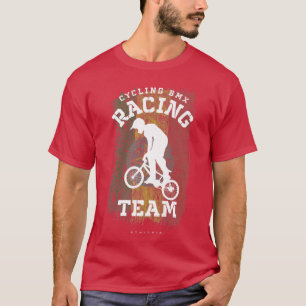 BMX Bike Ethiopia Flag Radrennen BMX T-Shirt