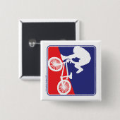 BMX Bike-Fahrer Button (Vorne & Hinten)