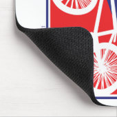 BMX Bike-Fahrer Mousepad (Ecke)