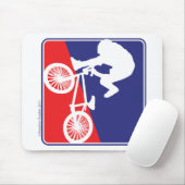 BMX Bike-Fahrer Mousepad (Mit Mouse)