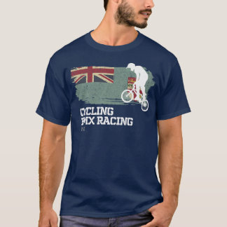 BMX Bike Fiji Flag Radrennen BMX 301 T-Shirt