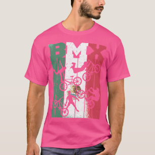 Bmx Bike FreeBicycles Rennen mexikanisch-Flag Race T-Shirt