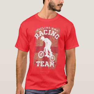 BMX Bike Georgia Flag Radrennen BMX356 T-Shirt