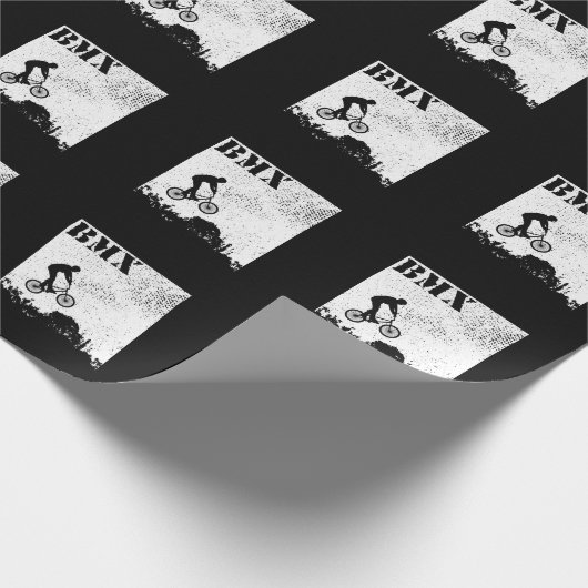 BMX Bike Geschenkpapier (Ecke)