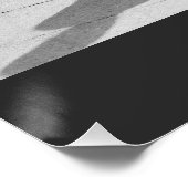 bmx bike grunge Schwarz-weiß fotografieren Poster (Ecke)