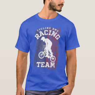 BMX Bike Haiti Flag Radrennen BMX T-Shirt