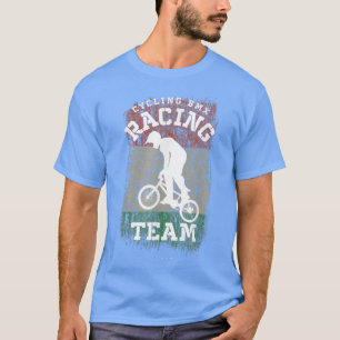 BMX Bike Italien Flag Radrennen BMX T-Shirt