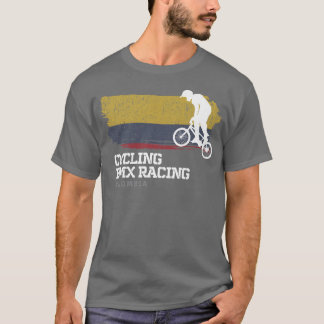 BMX Bike Kolumbien Flag Radfahren BMX T-Shirt