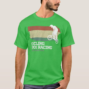 BMX Bike Luxembourg Flag Radrennen BMX T-Shirt