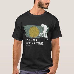 BMX Bike Palau Flag Radrennen BMX T-Shirt