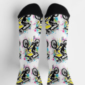 Bmx Bike Racing - Bmx Biking Socks - Bmx Freestyle Socken (Oben)