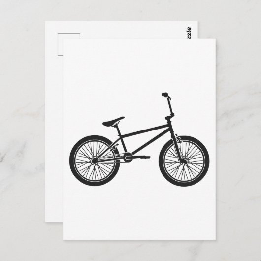 BMX Bike Rider, Bicycle Racing Stunt Cyclist Lover Postkarte (Vorne/Hinten)