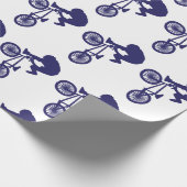 BMX Bike Rider Geschenkpapier (Ecke)