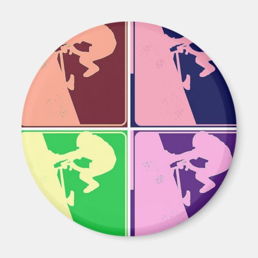 BMX Bike Rider Magnet (Vorne)