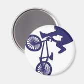 BMX BIKE RIDER MAGNET (Vorderseite/Rückseite)