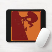 BMX Bike Rider Mousepad (Mit Mouse)