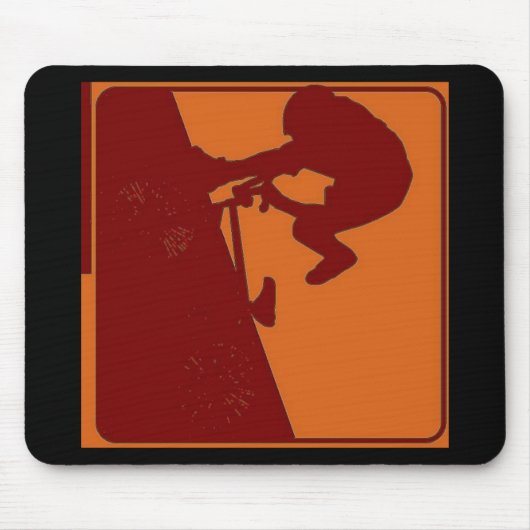 BMX Bike Rider Mousepad (Vorne)