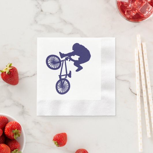 BMX Bike Rider Serviette (Beispiel)