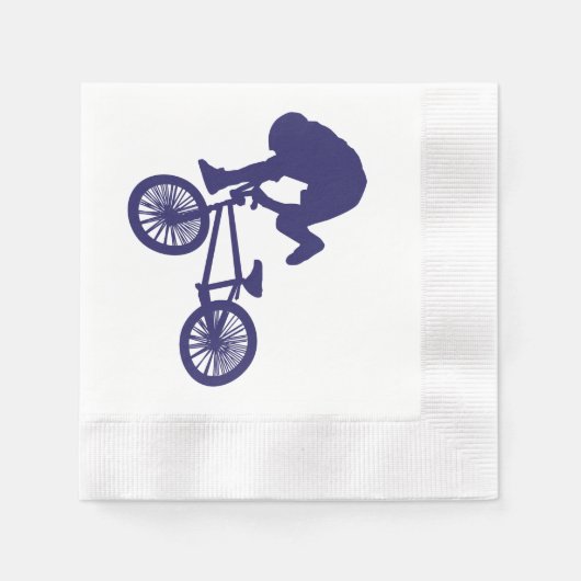 BMX Bike Rider Serviette (Vorderseite)