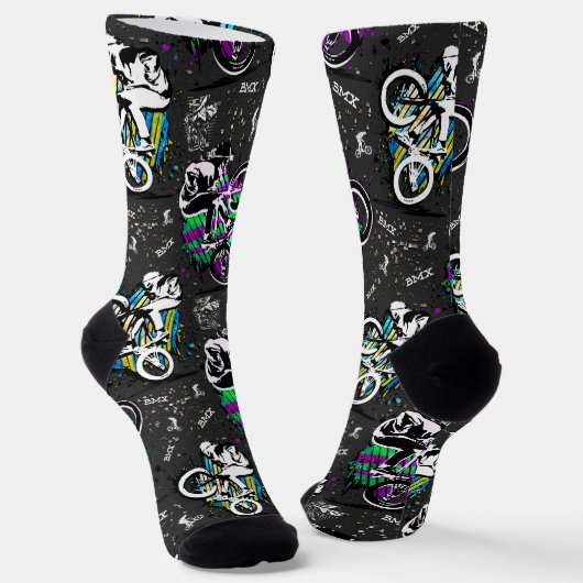 Bmx Bike Socks | Bmx Freestyle | BMX Socken (Gewinkelt)