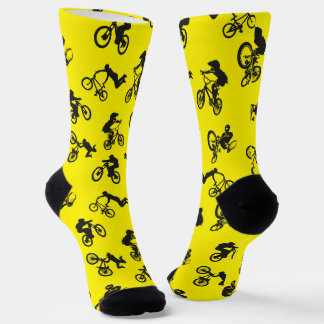 Bmx Bike Socks - Gelbe Bmx Freestyle Socken