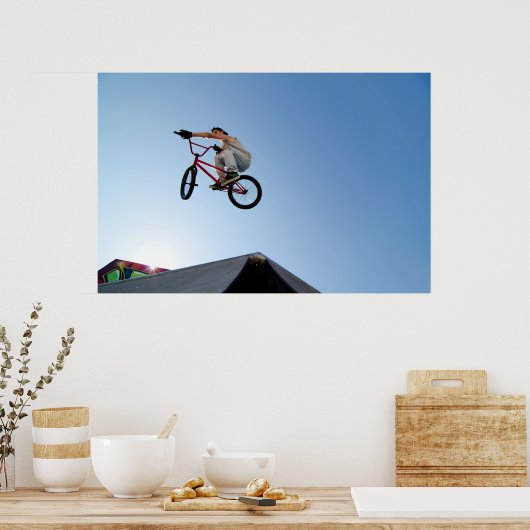 BMX Bike Stack Table Poster (Küche)