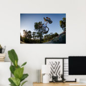 BMX Bike Stunt Dock Poster (Heimbüro)