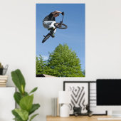 BMX Bike Stunt Poster (Heimbüro)